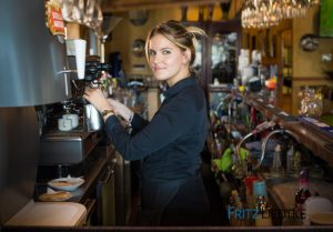 Editorial portrait of barista in Las Vegas